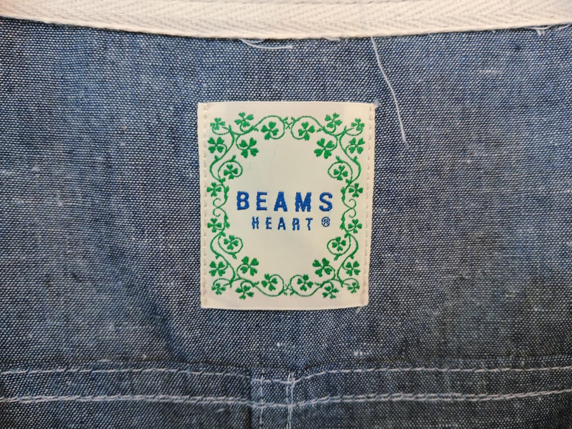 [BEAMS] 빔즈 하트 컷오프 데님 피시테일 야상 자켓 상품이미지7
