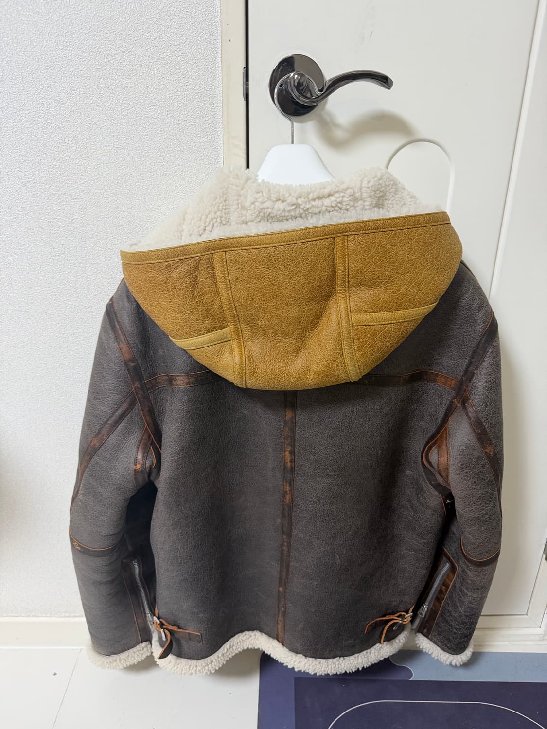 디아프바인 무스탕 자켓 XL 상품이미지2