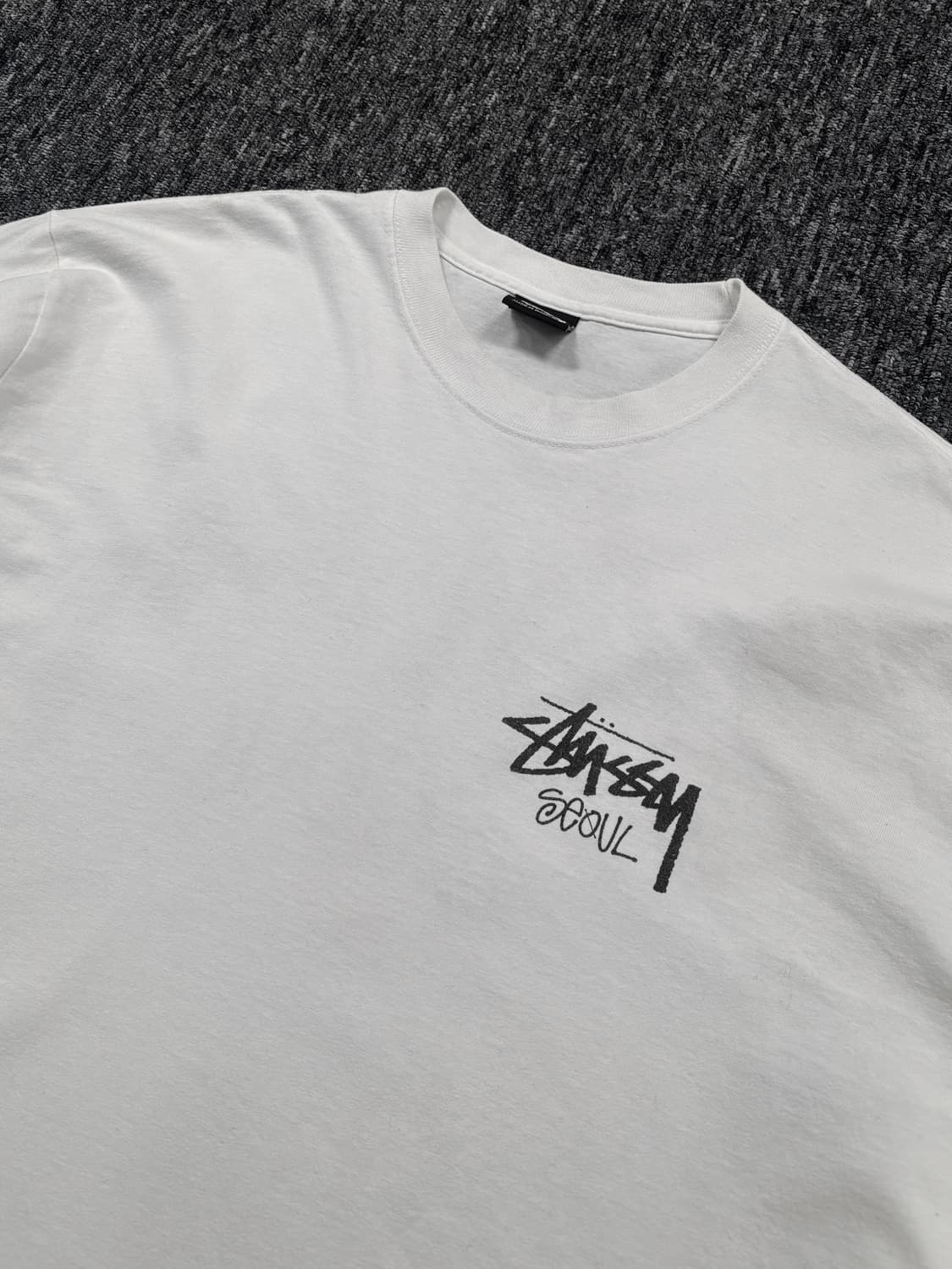 스투시 화이트 롱슬리브 상품이미지4