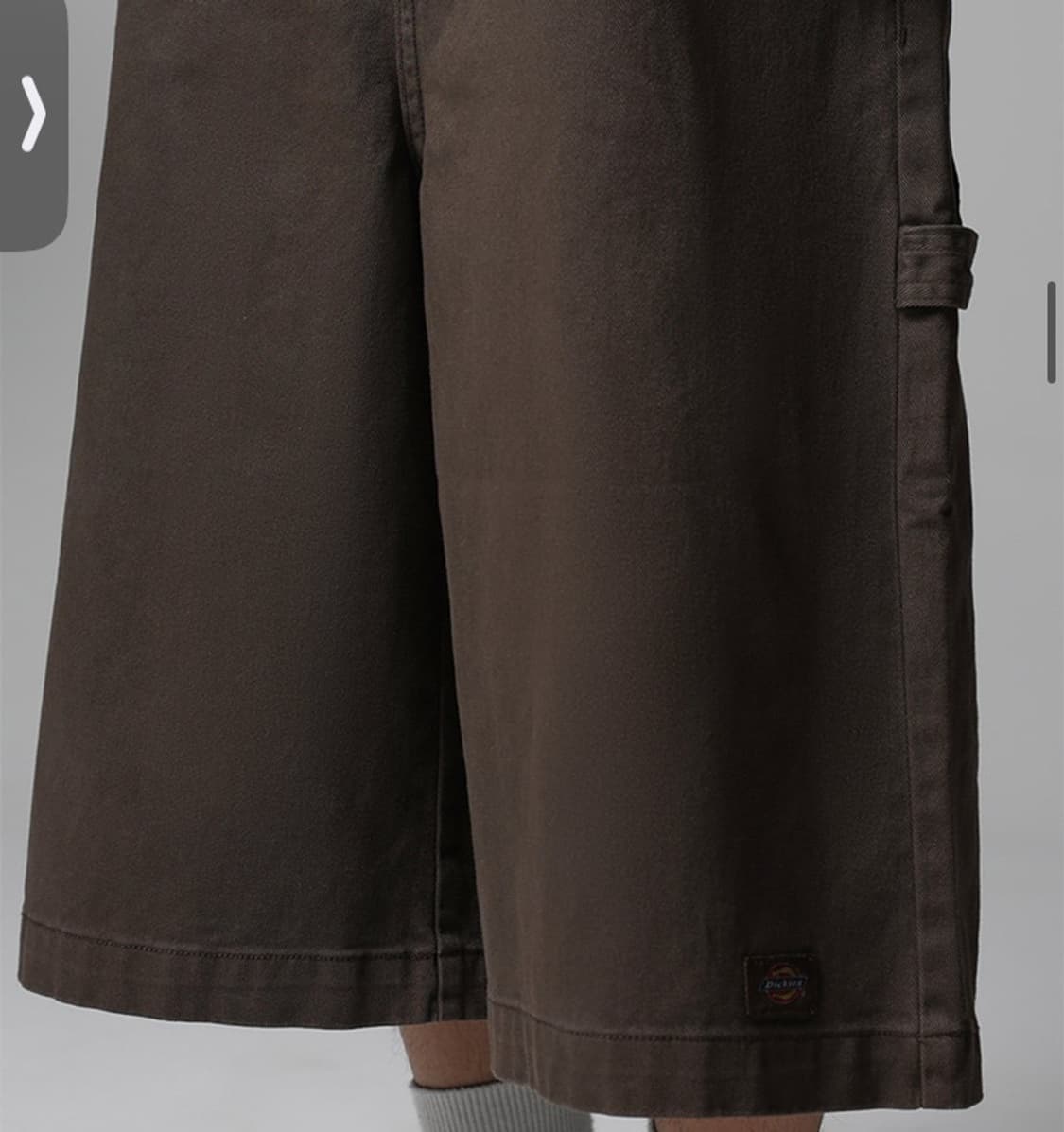 [네고O]디키즈 가먼트 다이드 오버랭스 트윌 쇼츠 Brown 상품이미지5