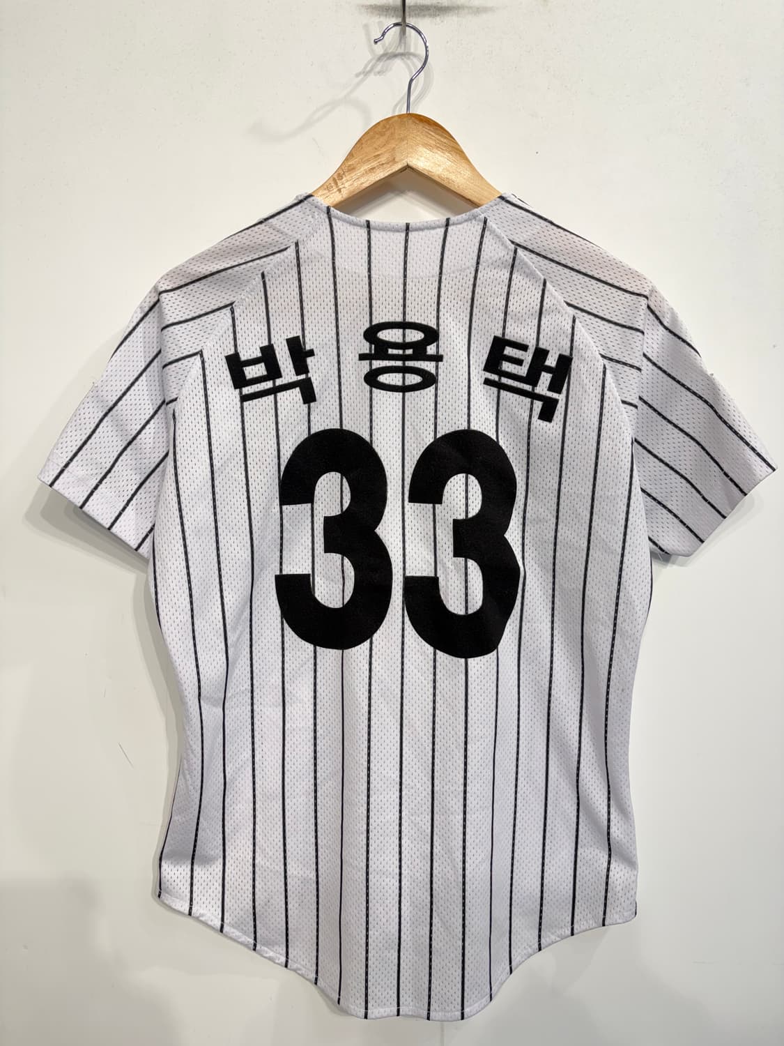 FREE LG트윈스 박용택 마킹 핀스트라이프 유니폼  상품이미지5