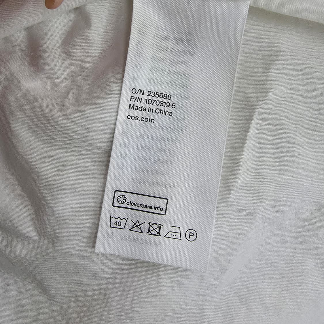 [42] 코스 여성 릴렉스드핏 테일러드 셔츠 1230J 상품이미지9