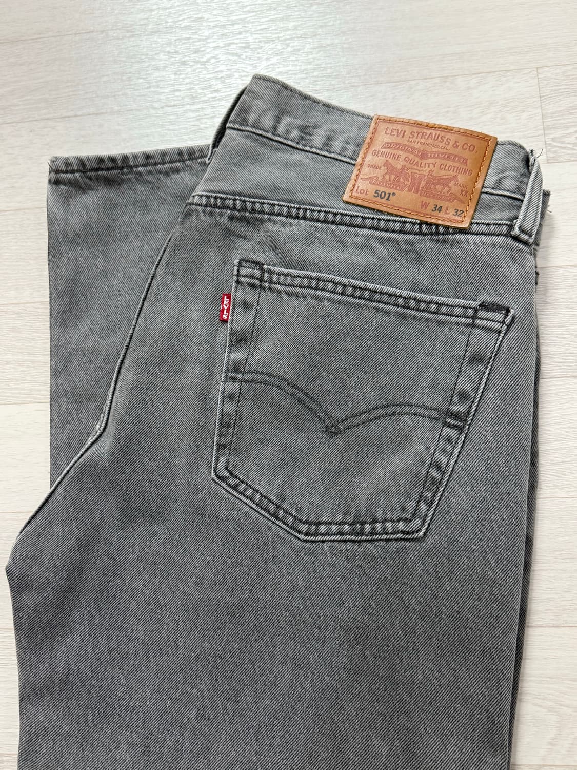 리바이스 흑청 501 34사이즈 상품이미지3