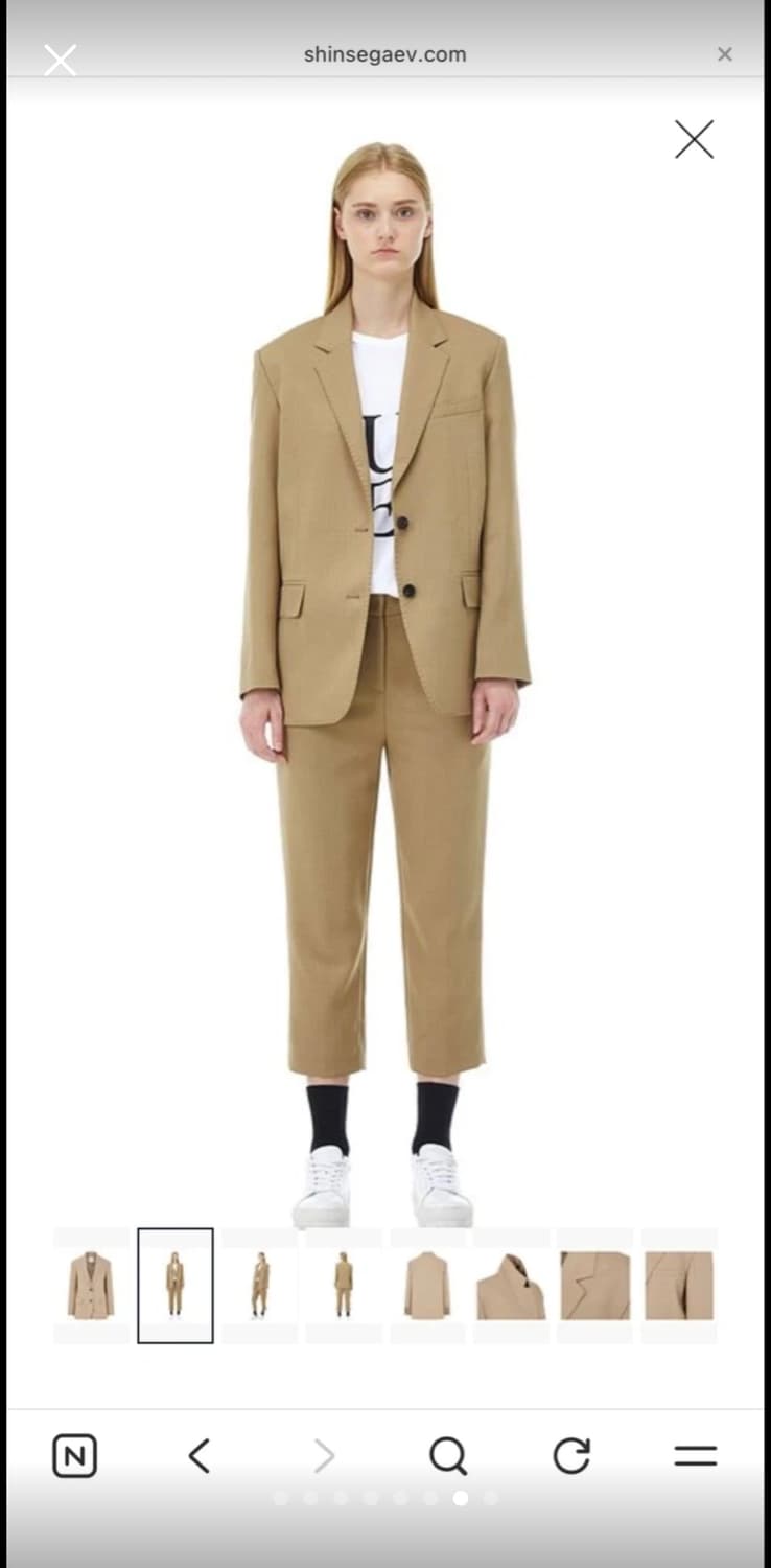 스튜디오 톰보이 옐로우 테일러드 자켓 상품이미지4