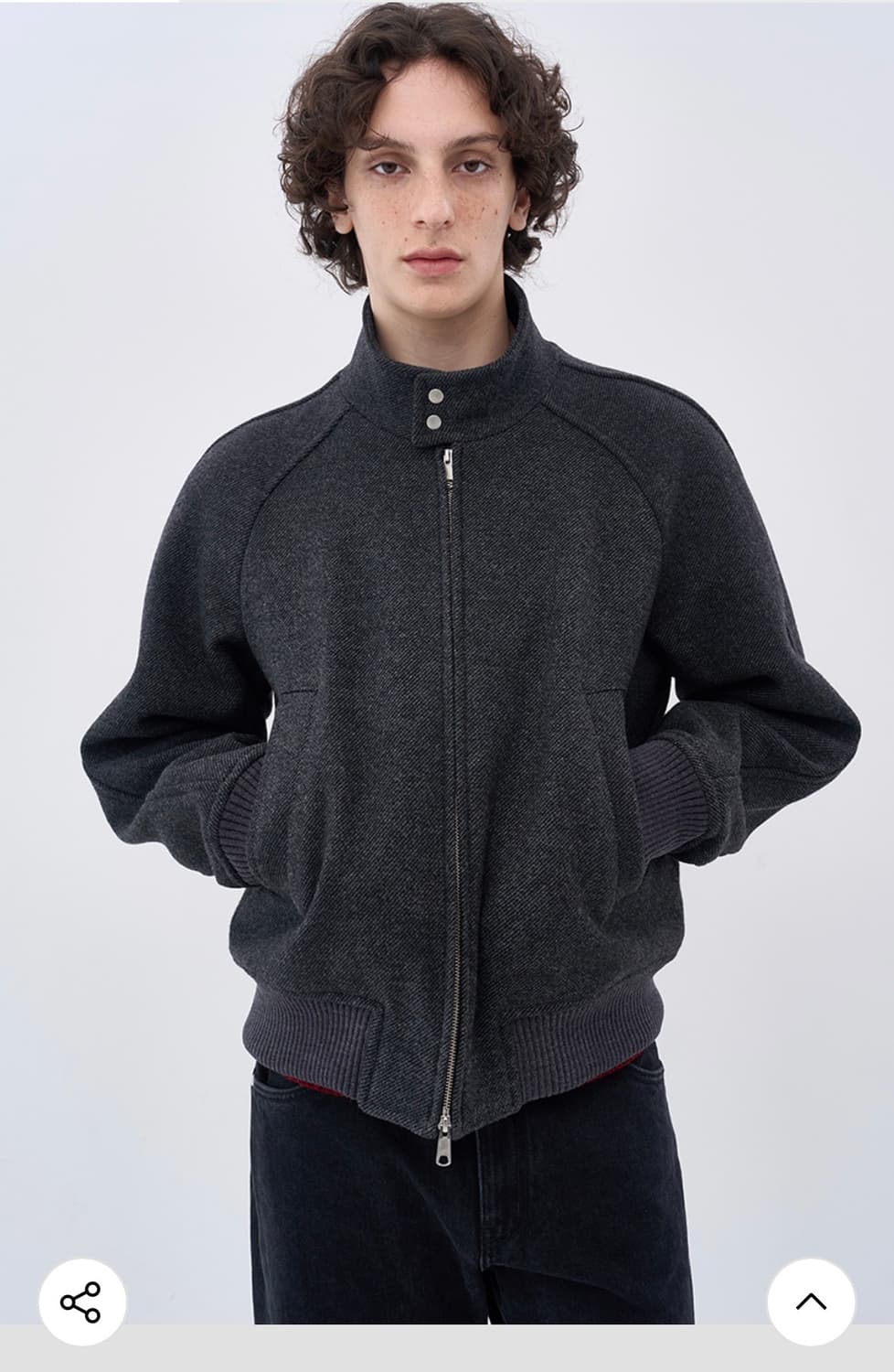 M/차콜 애프터프레이 리가즈 해링턴 블루종 상품이미지1