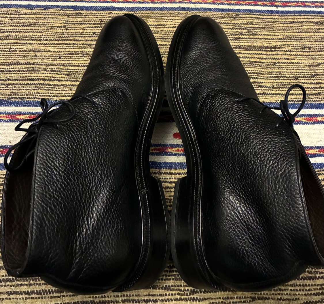 (44/285)마시모두띠 레더 가죽 처카부츠 데저트부츠 블랙 상품이미지5