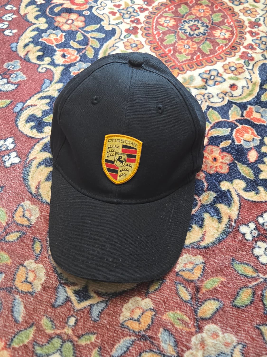 포르쉐 디자인 오리지널 크레스트 볼캡 블랙 상품이미지1