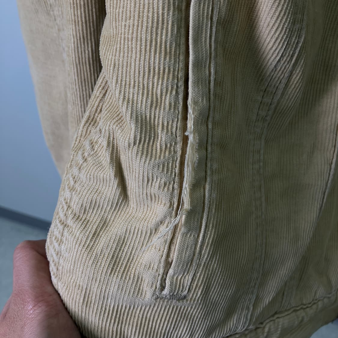 리바이스 베이지 코듀로이 쉐르파 트러커 자켓 M 상품이미지8