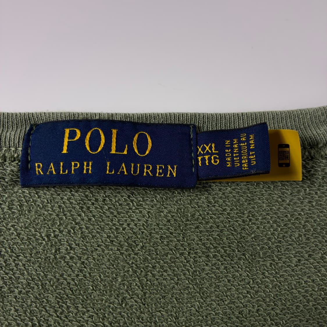 Polo 폴로 랄프로렌 현행QR 카키 워시드 슬리브 상품이미지4