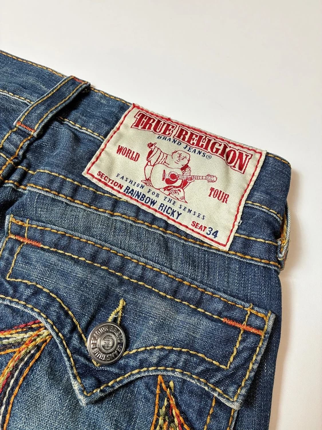 트루릴리젼 00's Y2K 스트레이트 데님 팬츠 PN8347 상품이미지8