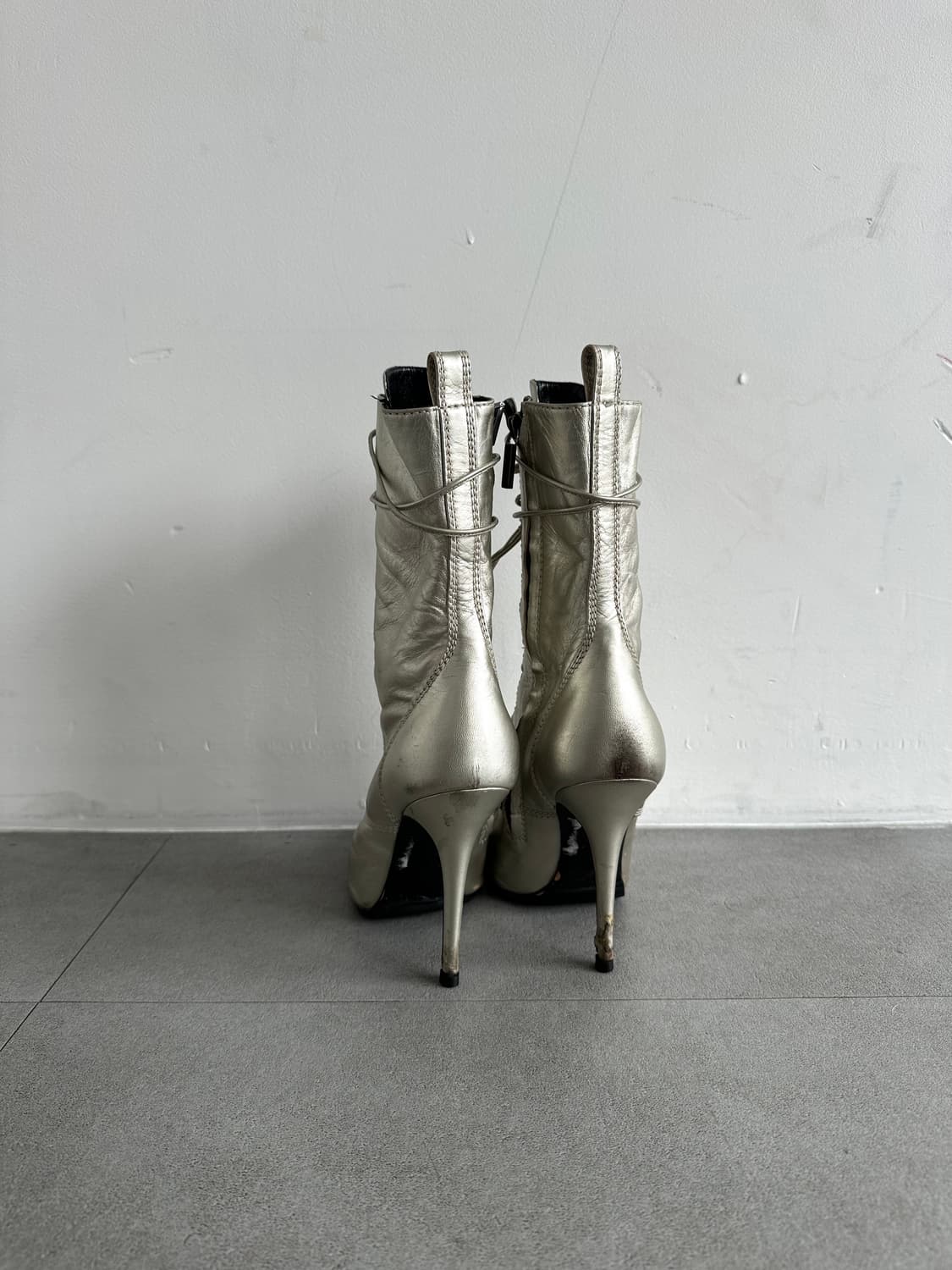 발망 x 쥬세페자노티 실버 힐 복서 부츠 상품이미지6