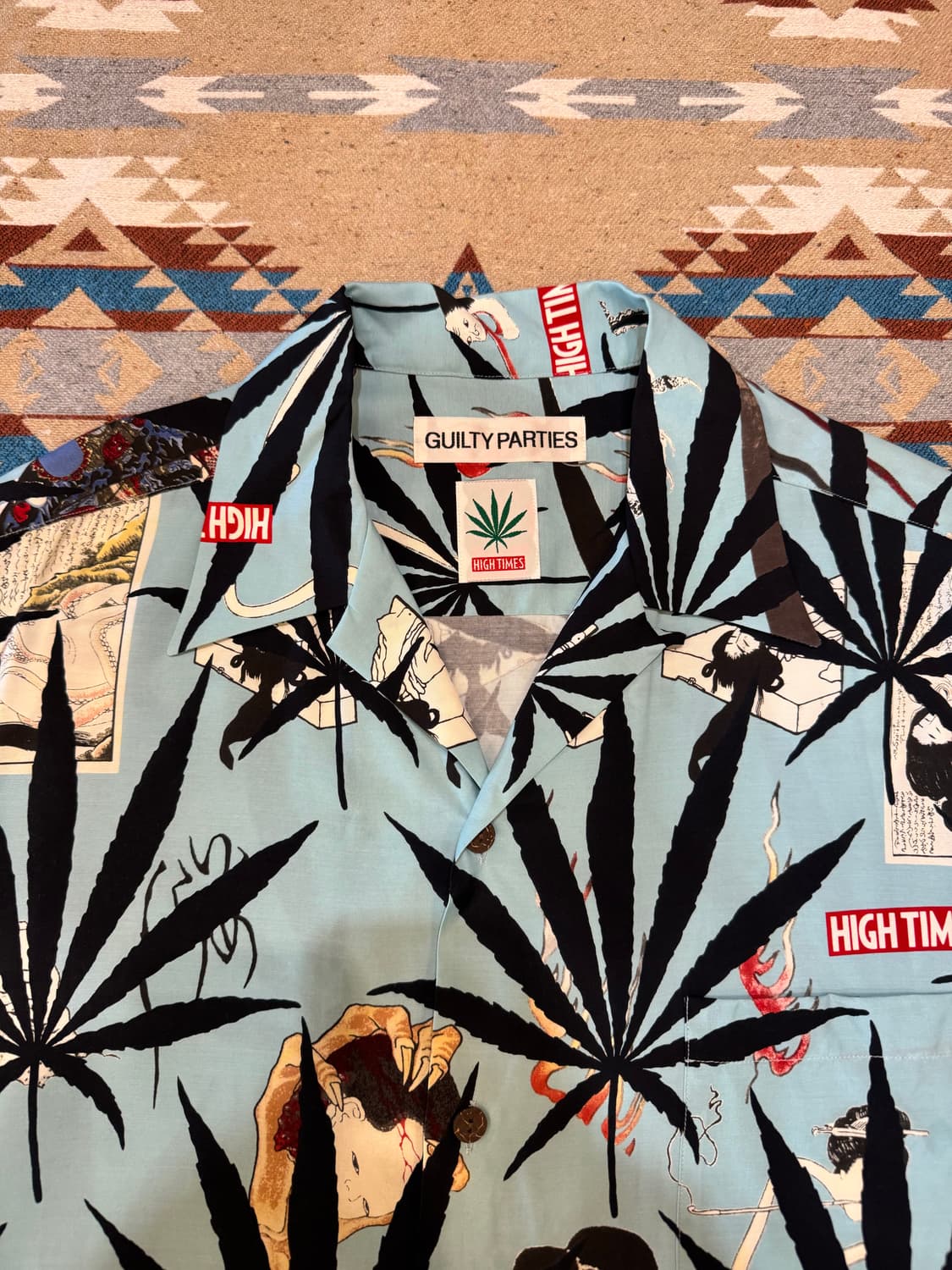 [XL] 와코마리아 HIGH TIMES 하와이안 셔츠 Type-2 상품이미지4