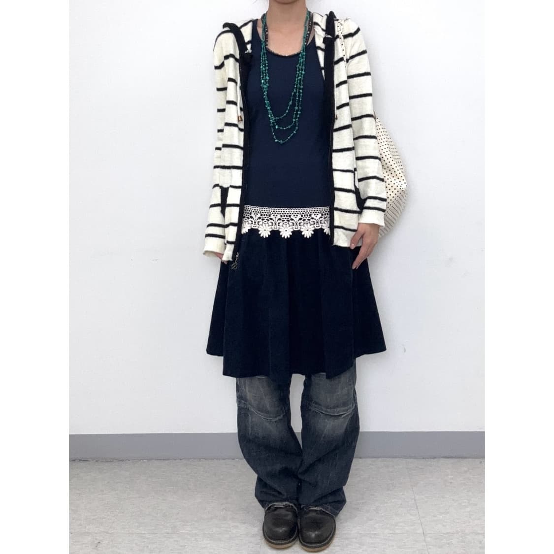 빈티지 후리스 후드집업 상품이미지4