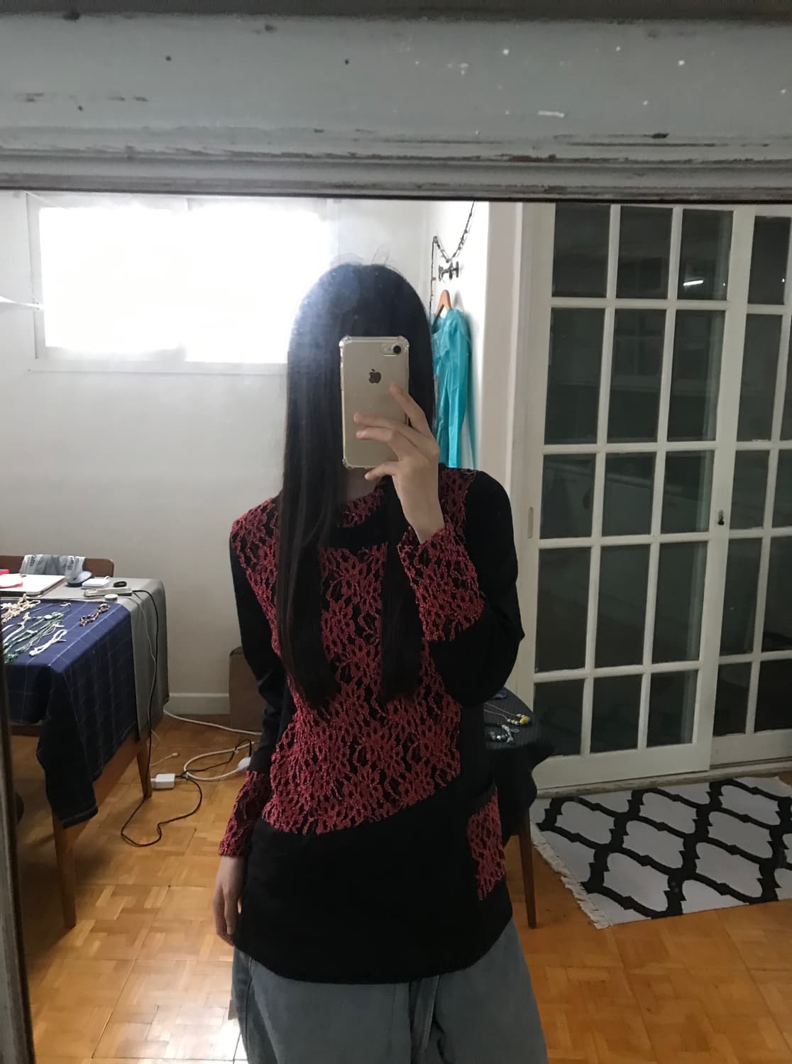 vintage lace pocket top 상품이미지1