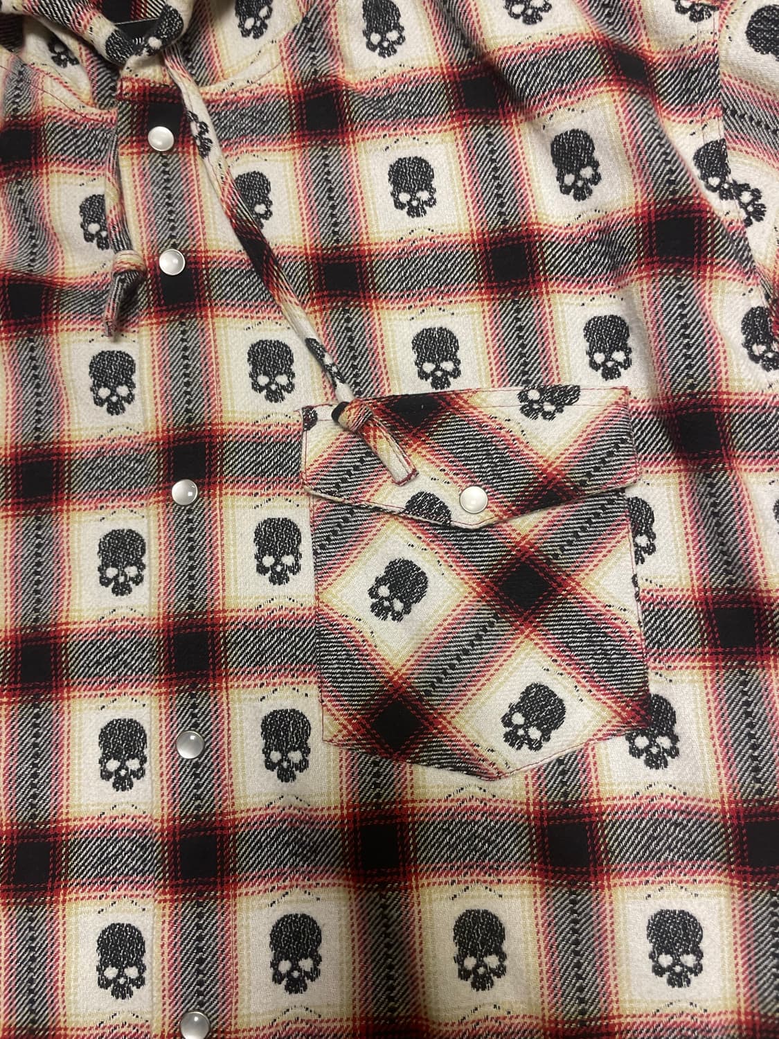 Supreme x (N)umber Nine 플란넬 후드 xl 상품이미지4