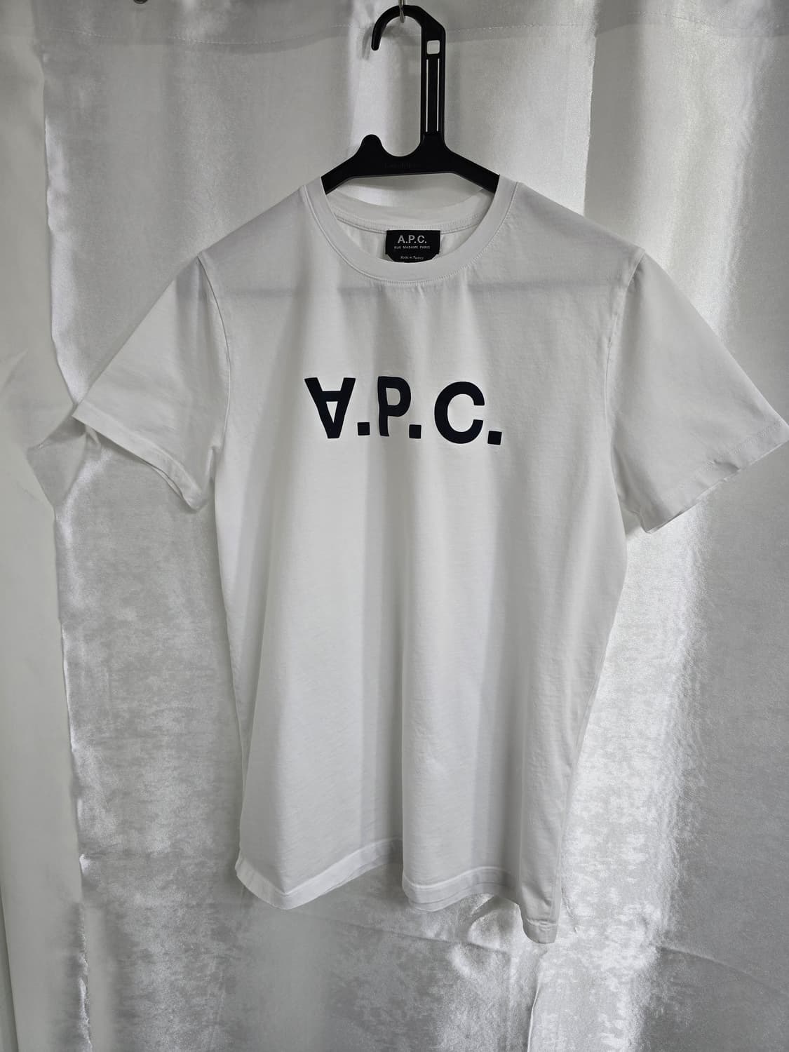 A.P.C 흰색 반팔 티셔츠 (1885) 상품이미지1