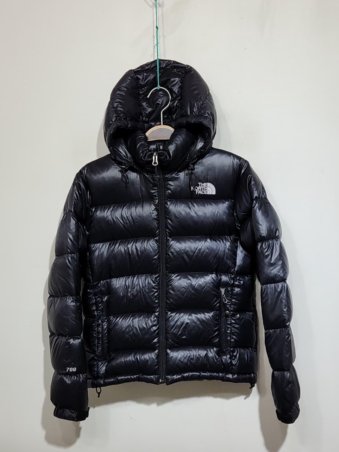 (S) 노스페이스 패딩점퍼 블랙 700 다운자켓 후드탈부착  상품이미지1