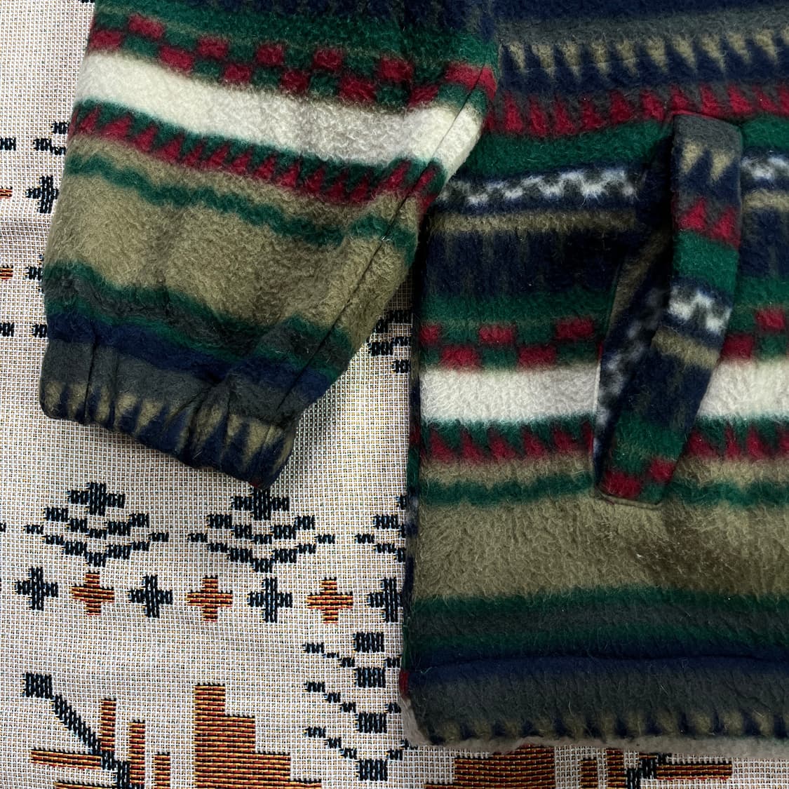 90s SNOW FANTASIA 빈티지 에스닉 플리스 (실측확인) 상품이미지4