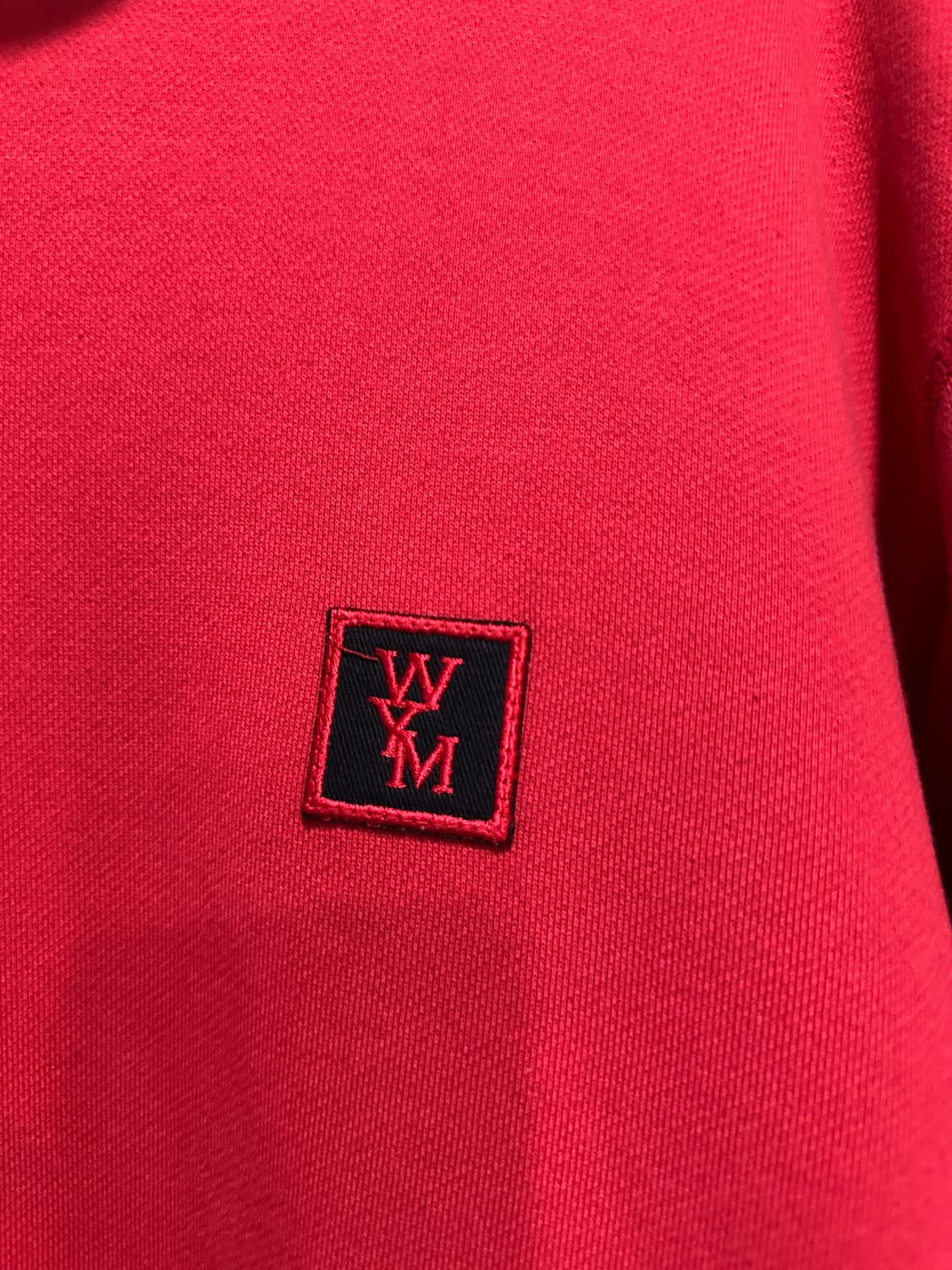 우영미 후드티 52사이즈 레드 상품이미지3