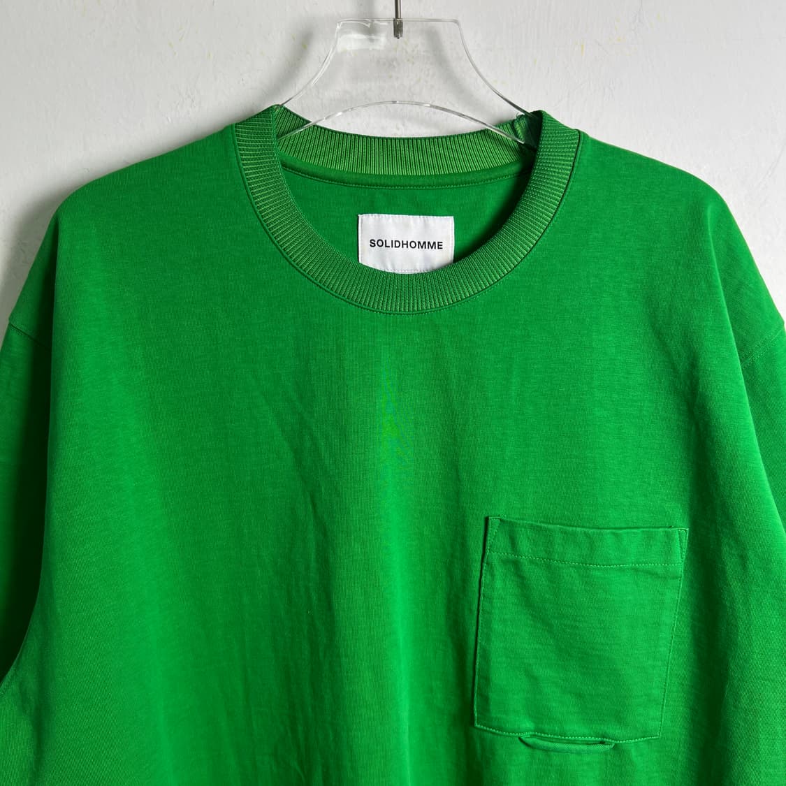 솔리드옴므 그린 포켓 반팔 티셔츠 50 상품이미지4