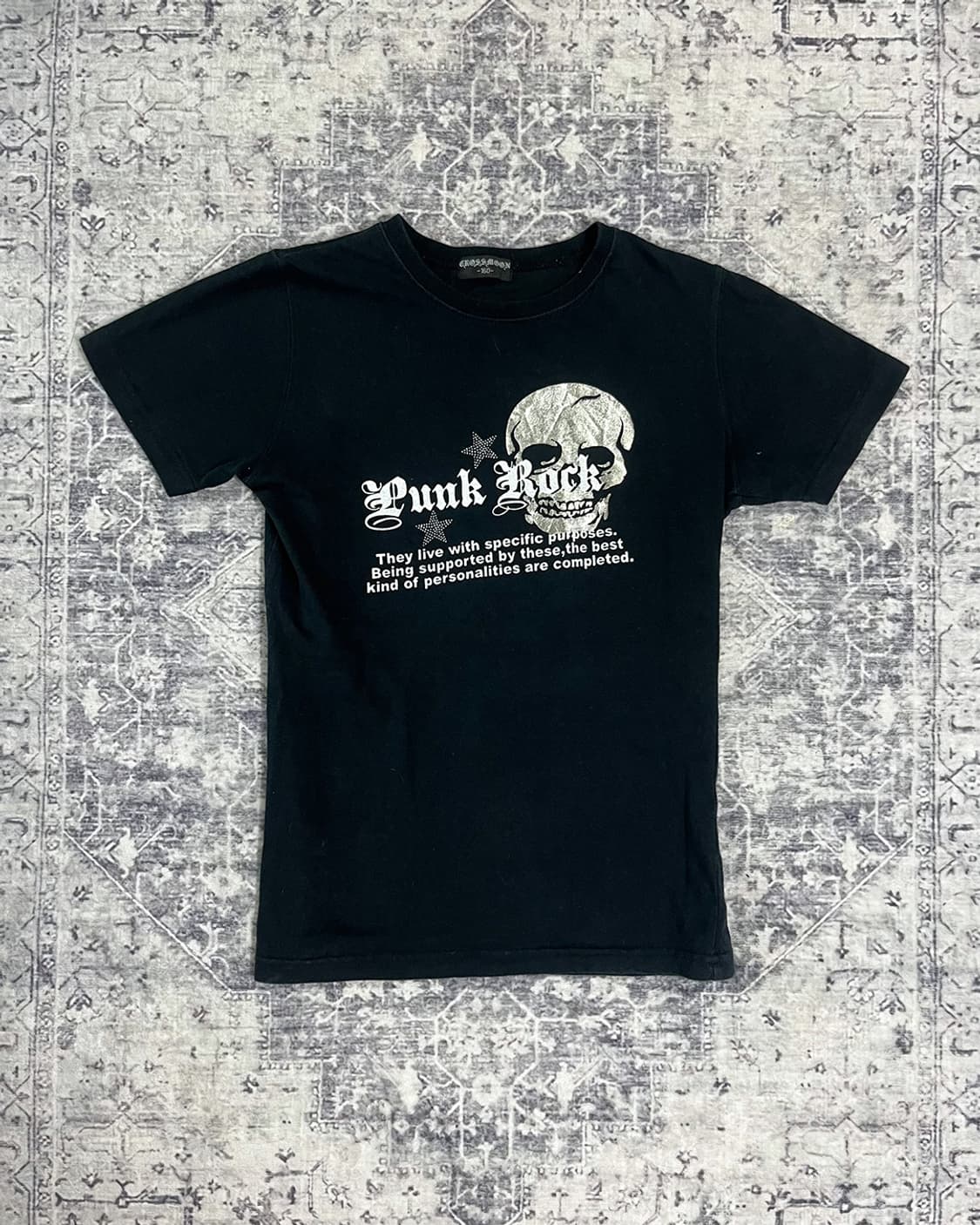 Y2K Skull Graphic Slim T-shirts 상품이미지5
