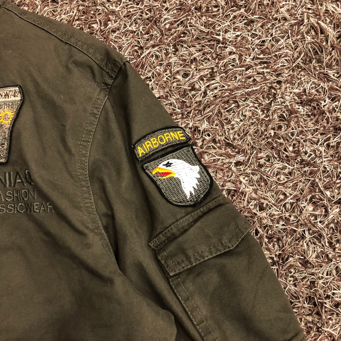 빈티지 밀리터리 봄버 자켓 상품이미지3