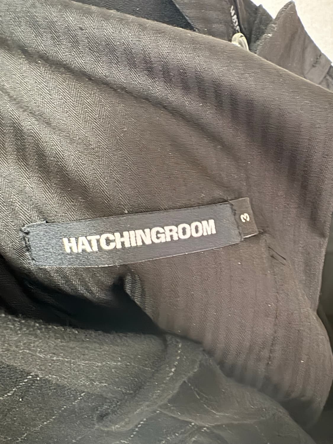 해칭룸 Wide Curve Stripe 블랙 3사이즈. 상품이미지5