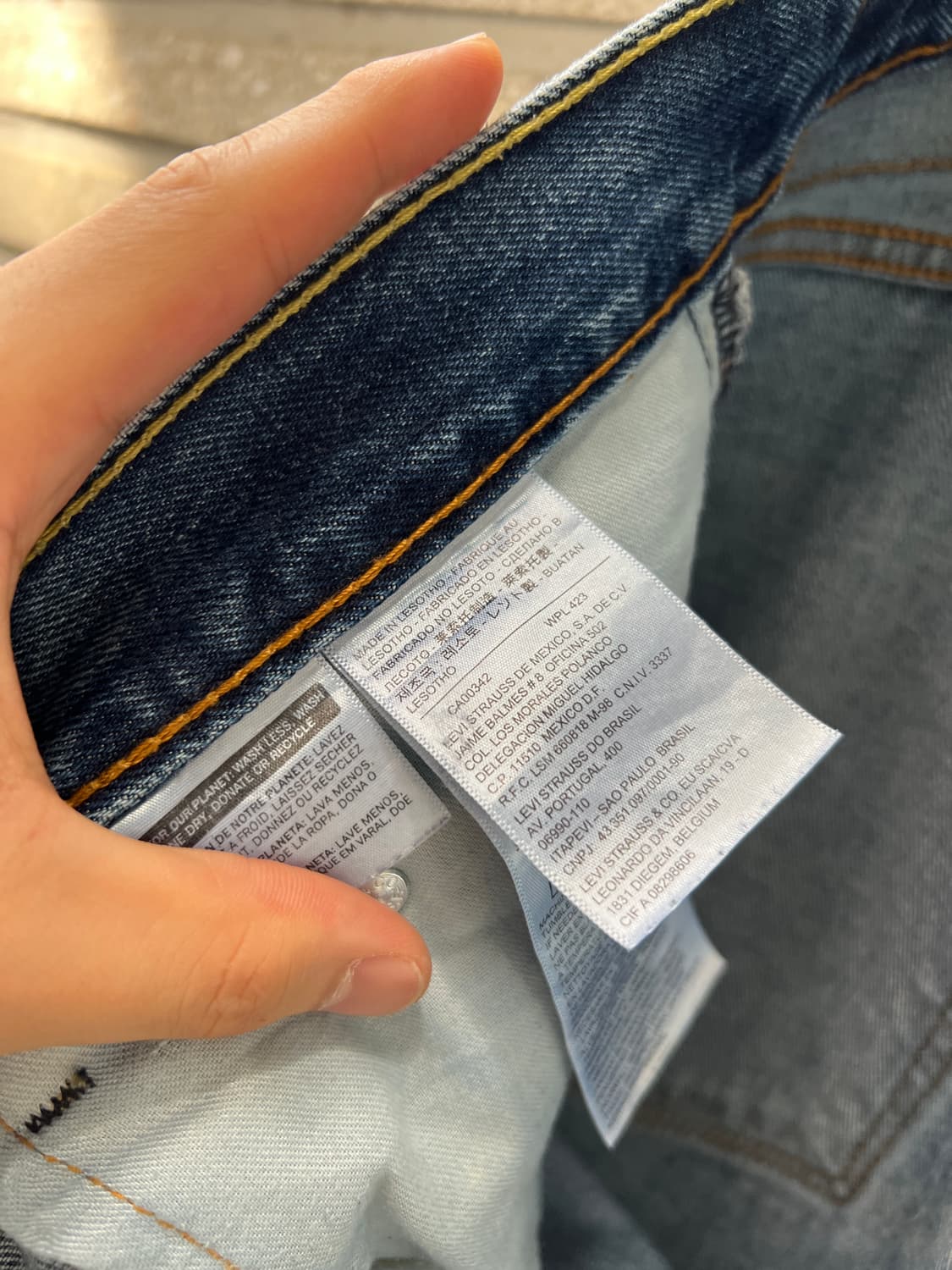 [38]리바이스 550 릴렉스핏 빈티지 워싱 데님 팬츠 상품이미지9