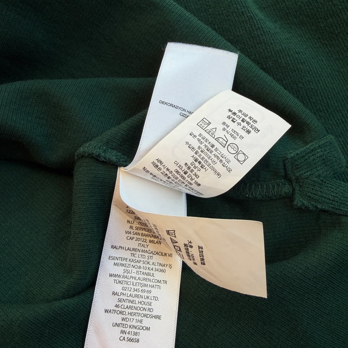 폴로 랄프로렌 에스테이트 립 쿼터집 [ 105-110 ] 상품이미지7