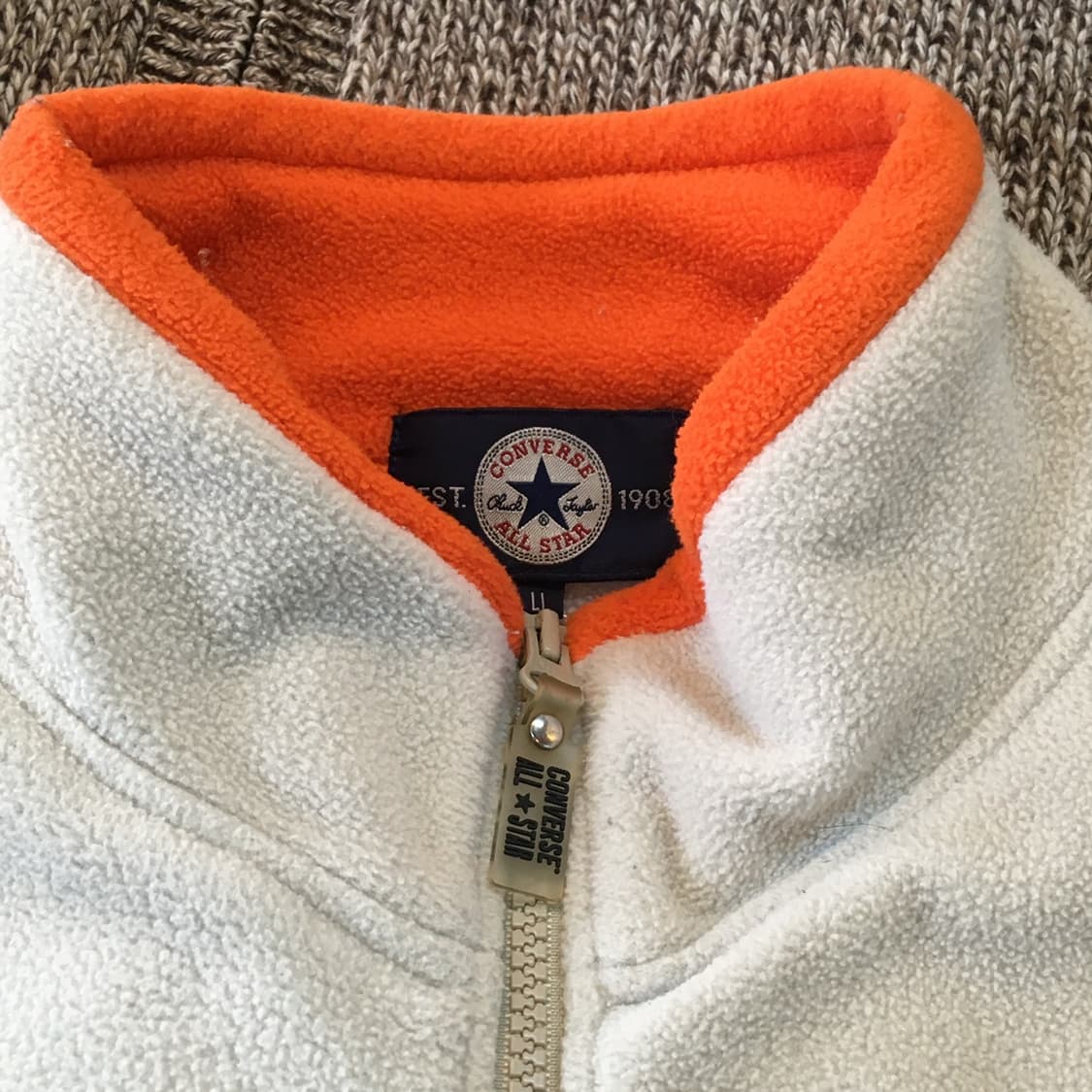 00'S 컨버스 재팬 라인 플리스 집업 자켓 XL 105 상품이미지3