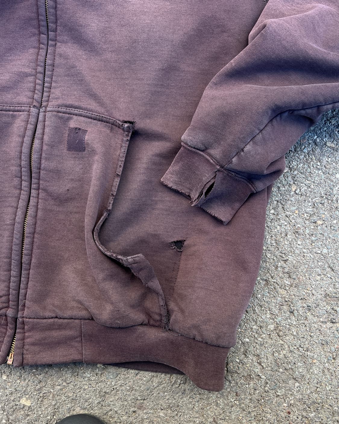 [XL] 00s 칼하트 J149 후드 집업 (칸예 웨스트) 상품이미지5