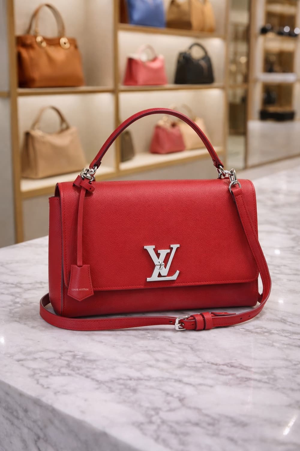 [S급] 루이비통 레드 LOCKME(락미)II 2WA 판매합니다!!! 상품이미지1