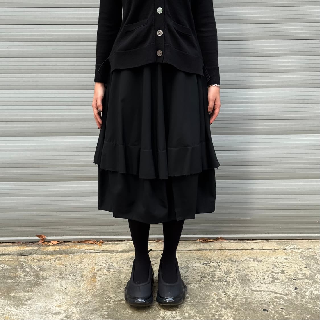 Double Layer Balloon  Black Skirt 상품이미지9