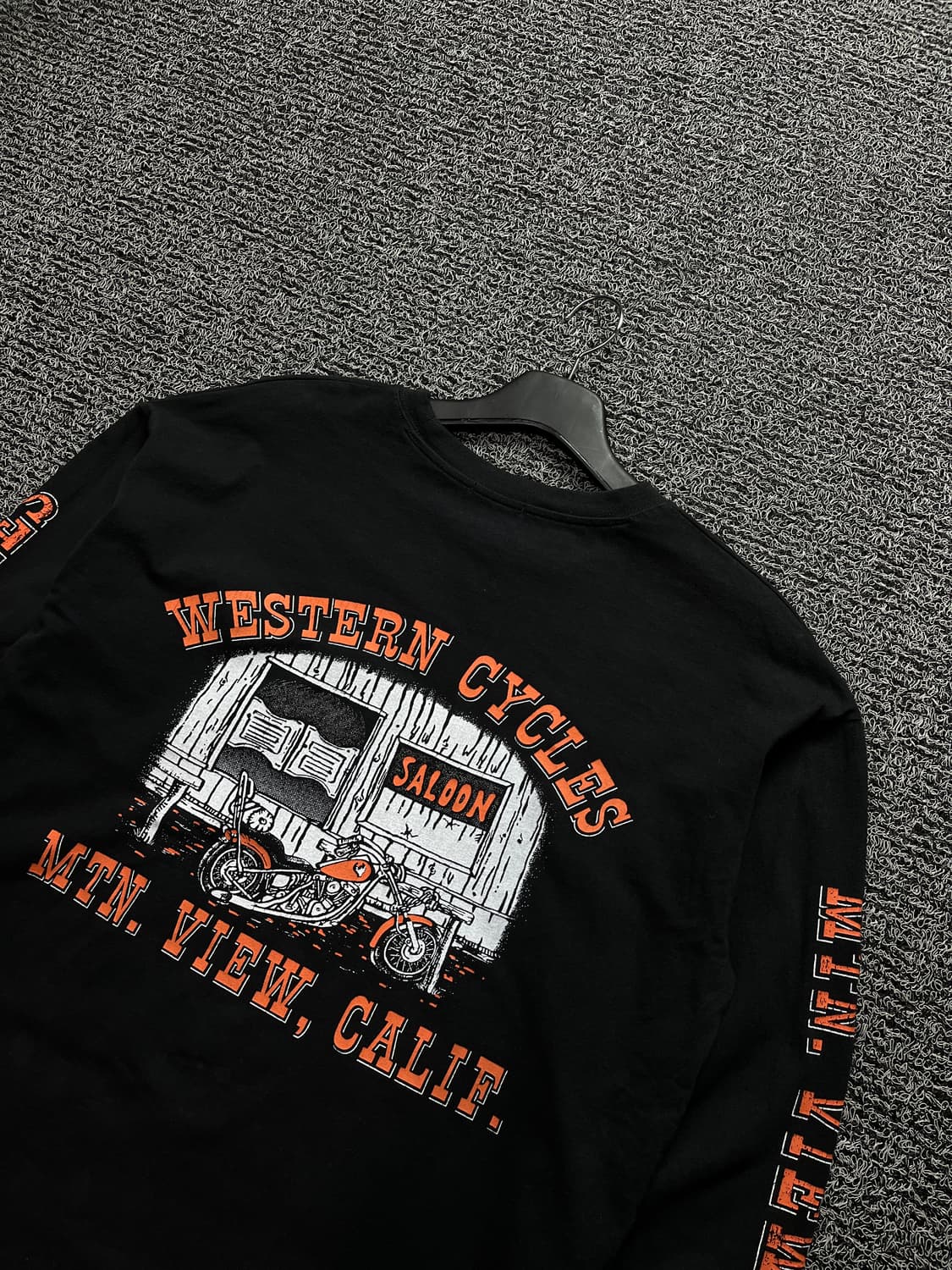 USA 빈티지 할리데이비슨 웨스턴 그래픽 롱슬리브  상품이미지3