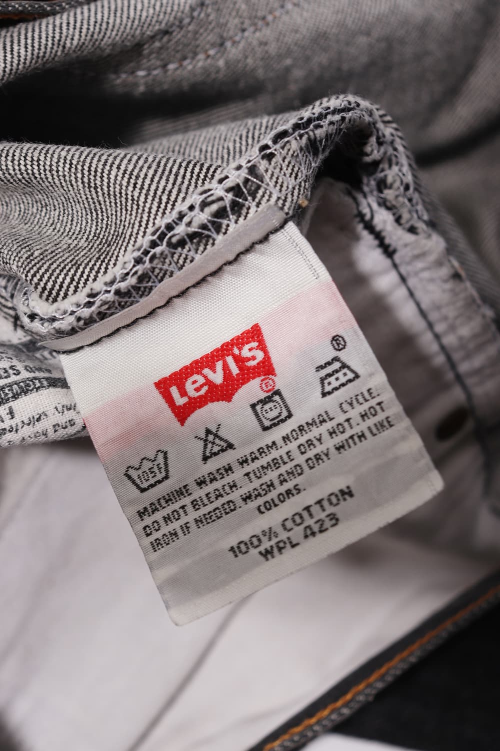 LEVIS 501 06s 흑청 데님 팬츠 size 34 상품이미지5