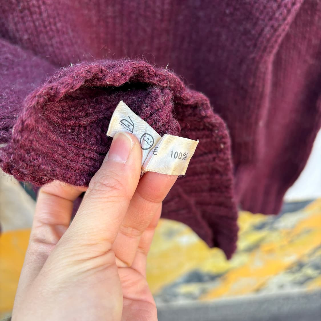 Polo 90s 폴로 도그 강아지 울 핸드 니트 상품이미지8