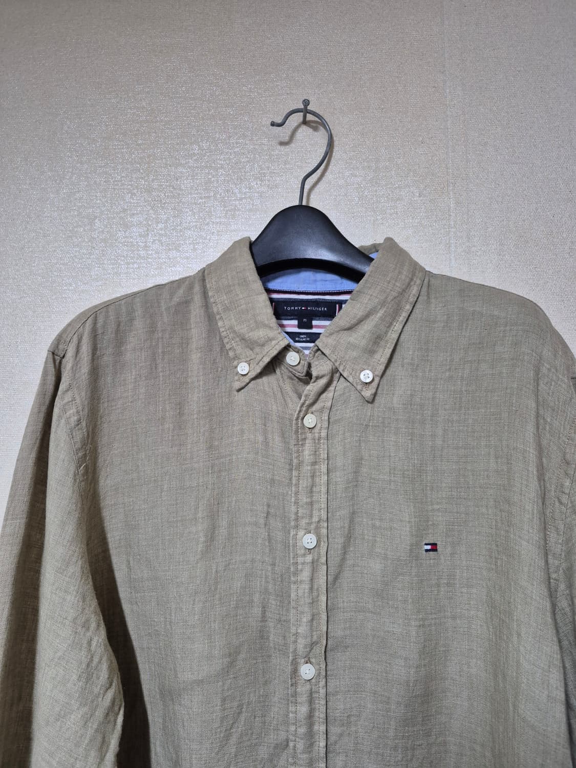 한섬 타미힐피거 린넨 퍼그먼트 워싱 셔츠 상품이미지2