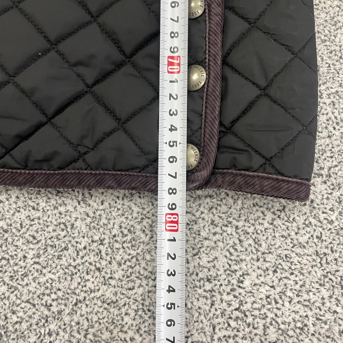 [FS] 티니위니 럭비러그 퀄팅 롱 재킷 1231HS1 상품이미지5