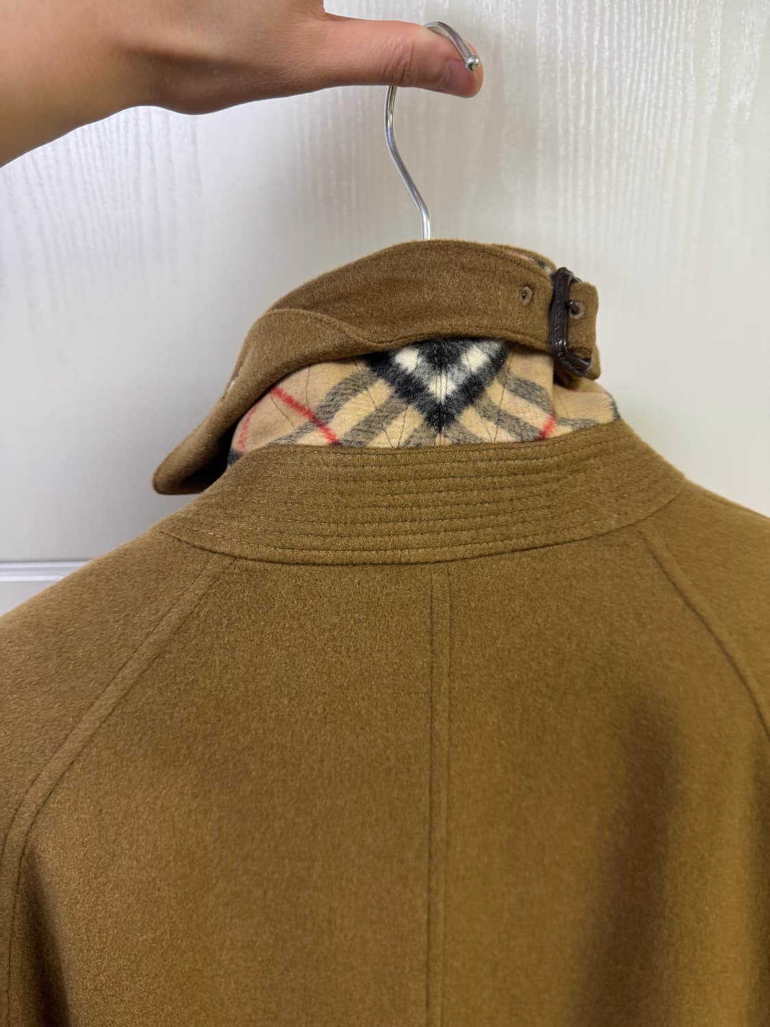 [52] 버버리 캐시미어 100% 카멜 코트 상품이미지3