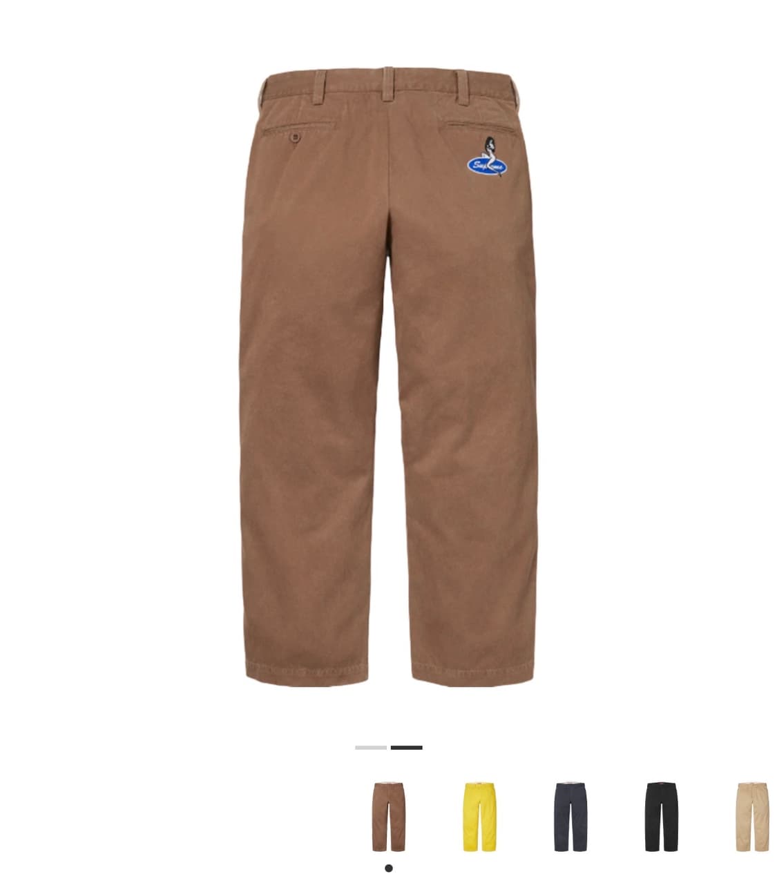 슈프림 치노팬츠 브라운 32 상품이미지2