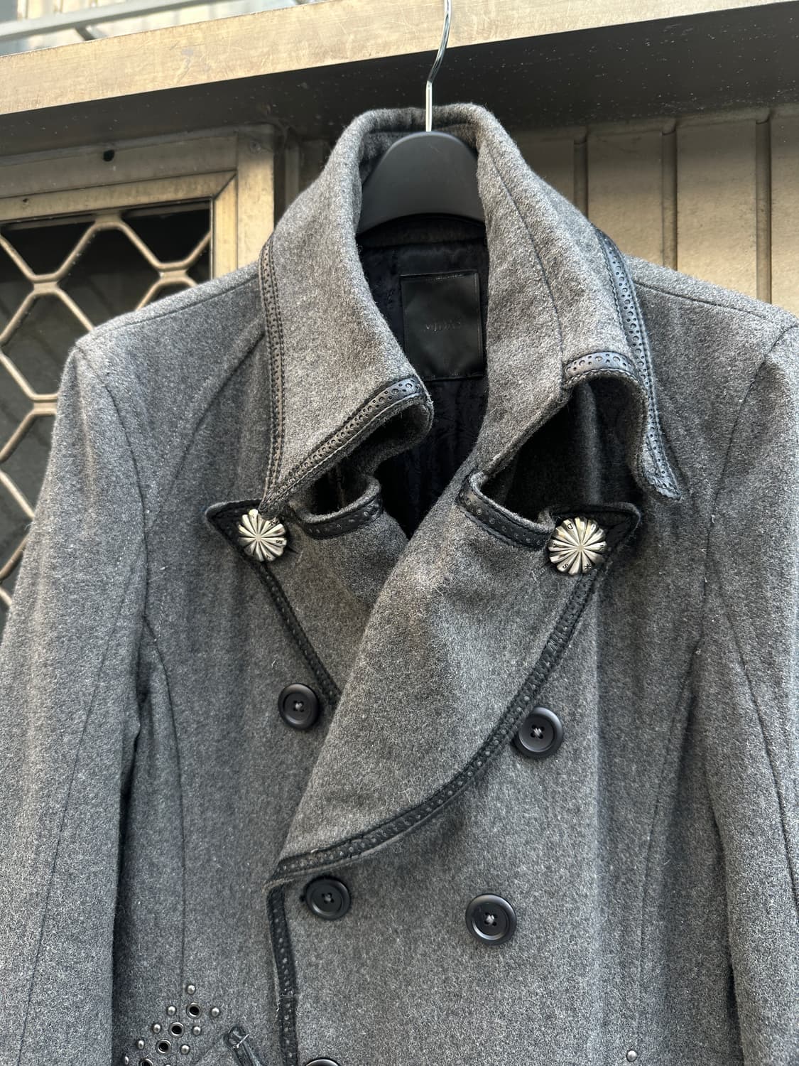 MIDAS stud leather trimming double 상품이미지5