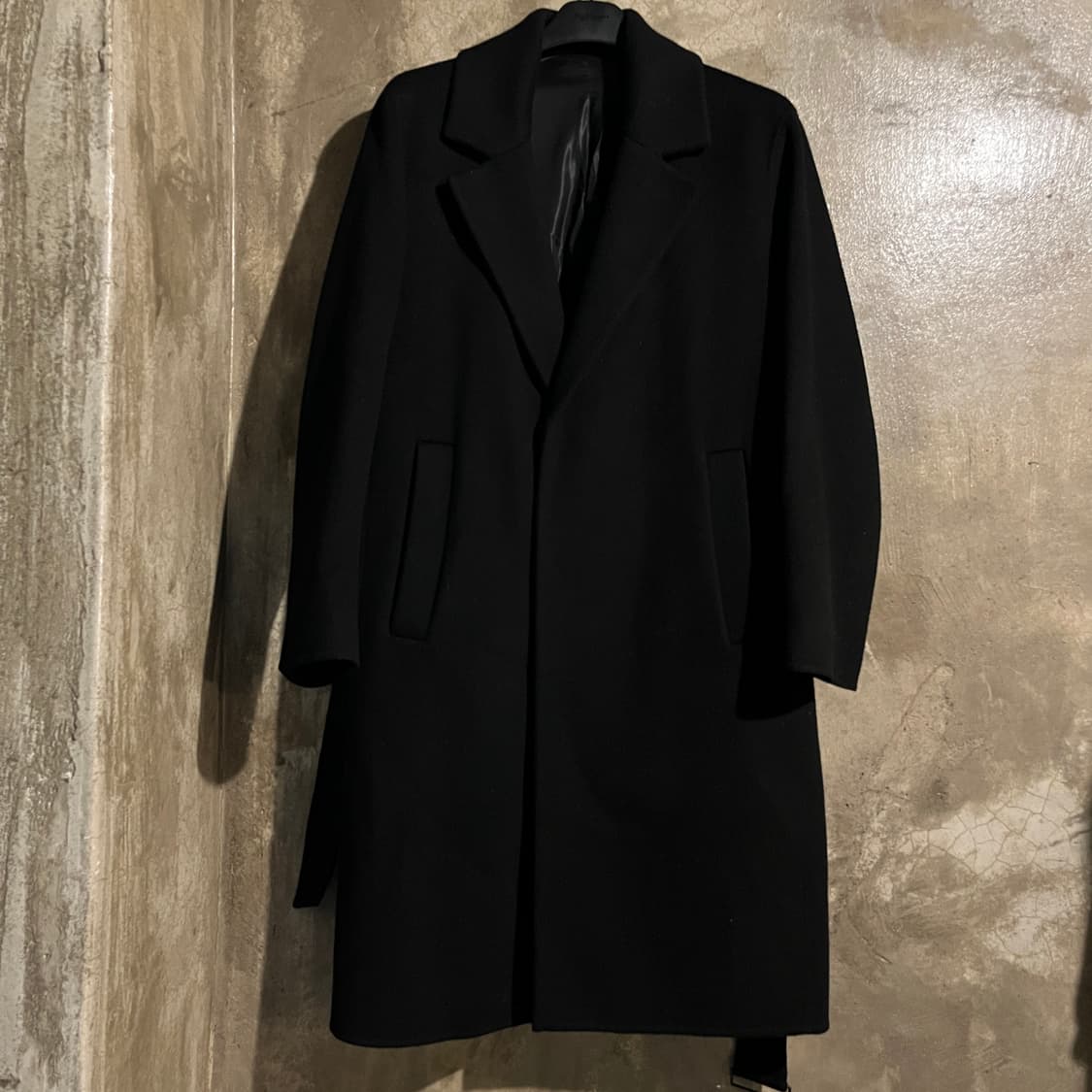 솔리드옴므 캐시미어혼방 울 코트 상품이미지5