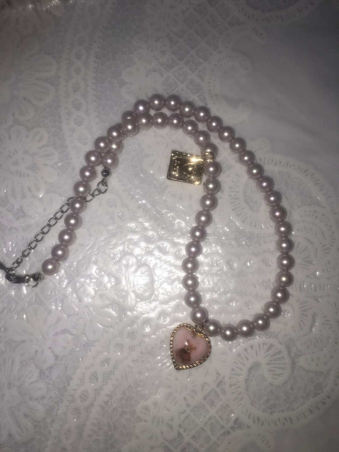 Viburnum shop 프린세스 아카이브 연보라진주 목걸이 상품이미지5