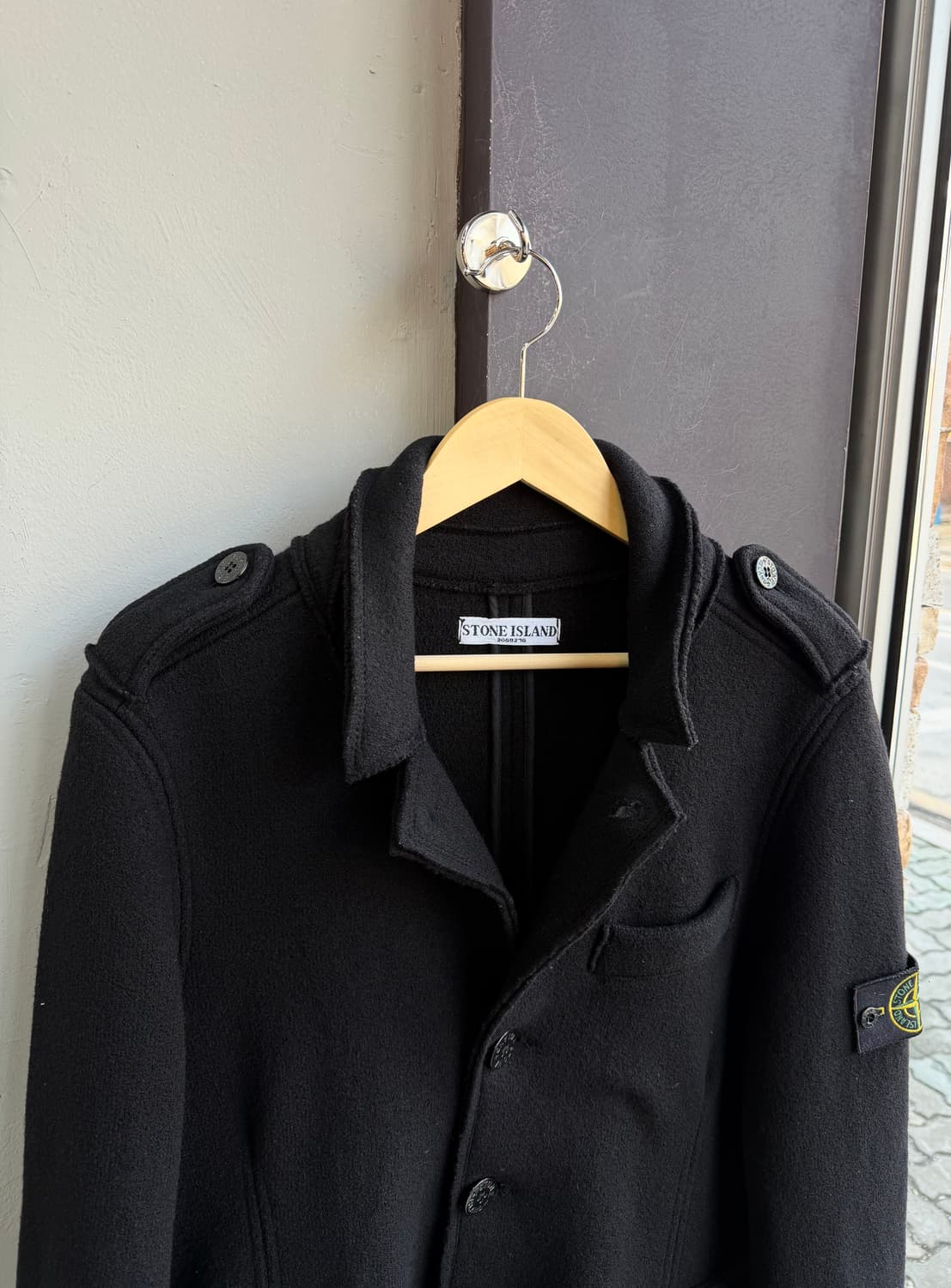 L/ 스톤아일랜드 10AW 견장 코트 자켓 상품이미지3