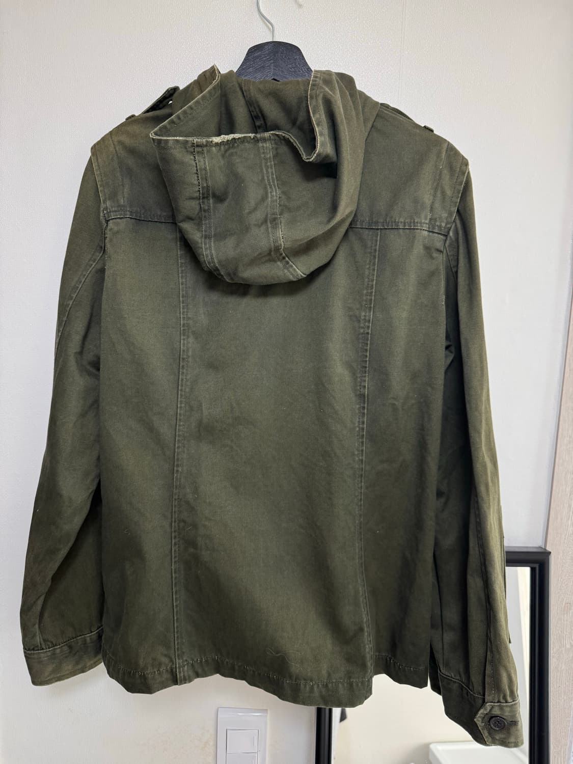 닐바렛 밀리터리 후드 자켓 상품이미지5