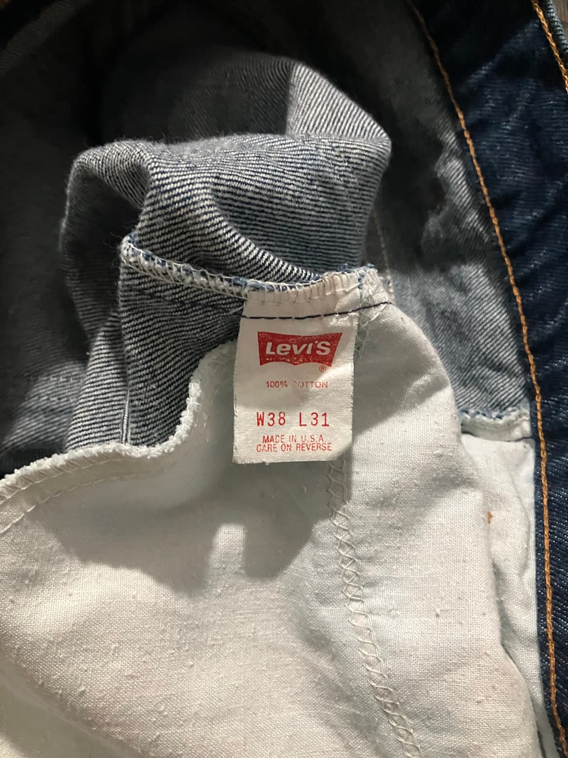 🇺🇸 90s USA 빈티지 리바이스 517 부츠컷 데님 팬츠 상품이미지6