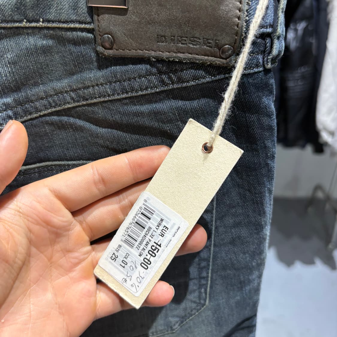 디젤 진 월키 데님청팬츠  상품이미지4