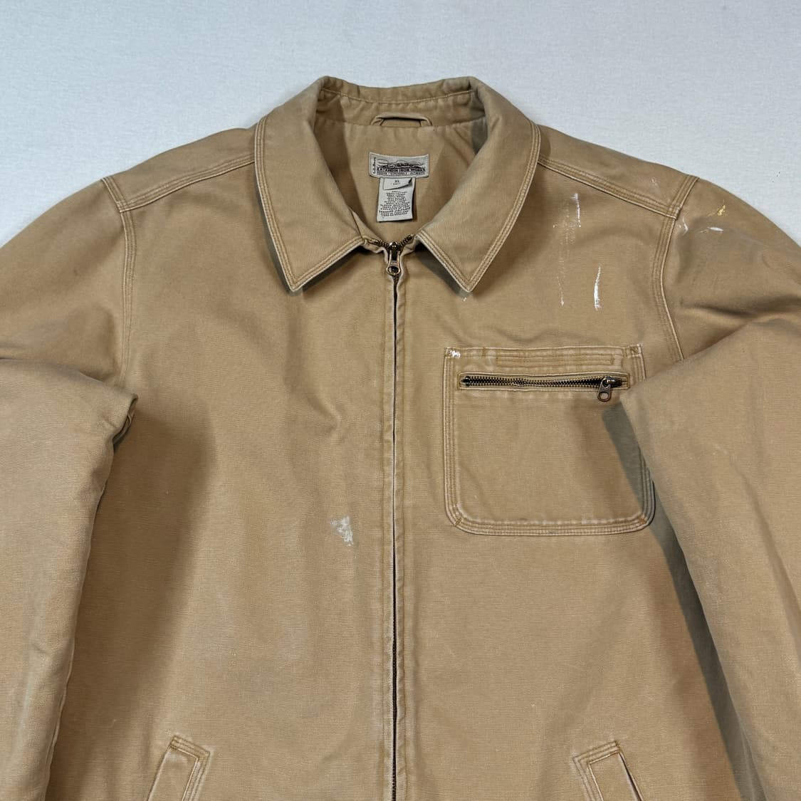 XL) LL BEAN 엘엘빈 USA 워크웨어 덕 캔버스 자켓 상품이미지3