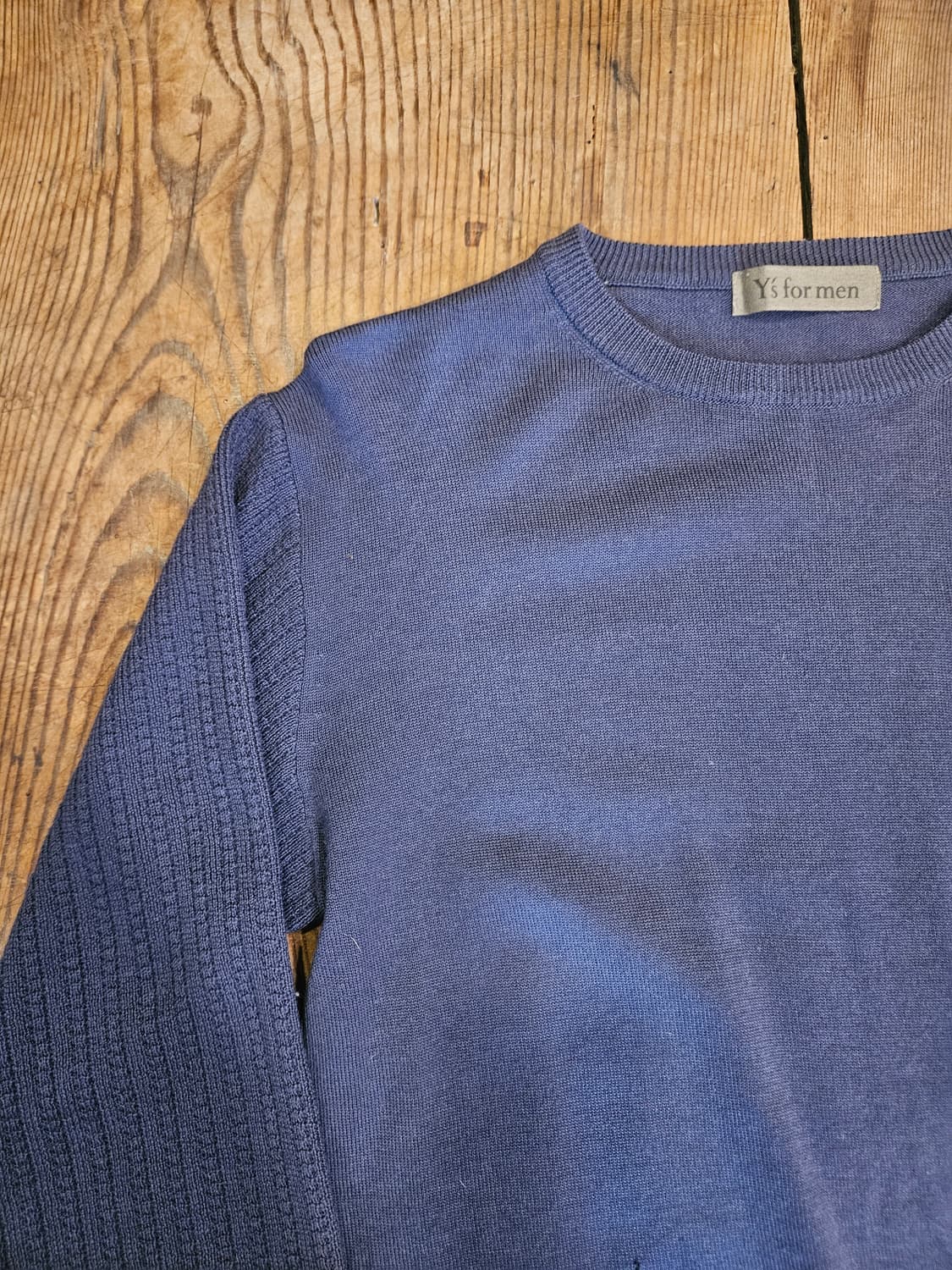 요지 야마모토 라운드 울 니트 상품이미지3