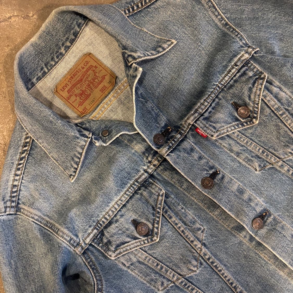 00년대 일본 lvc 71557 트러커 자켓 상품이미지4